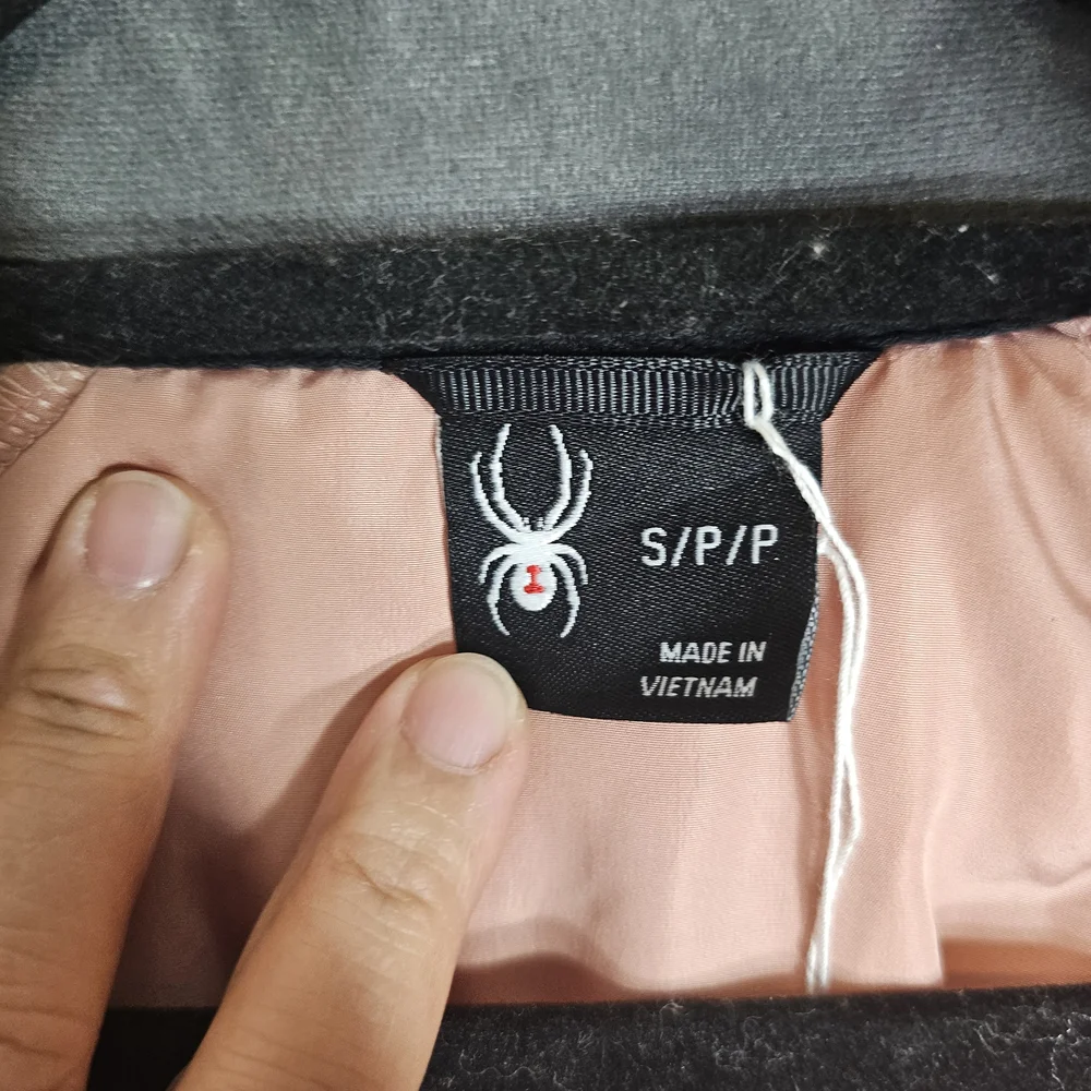 Spyder Pink Quilted Fleece Zip Jacket Women’s S Winter Cozy Ski Streetwear - Picture 5 of 12